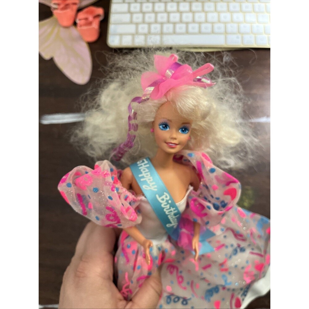 1994 BIRTHDAY BARBIE Prettiest Present Of All Blonde Doll Mattel - Picture 3 of 6